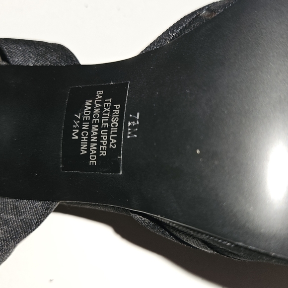 GUESS by Marciano "Priscilla" Black Strappy Heels - Size 7.5 - Picture 7 of 7